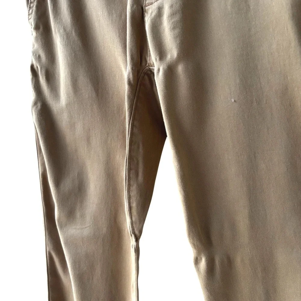 Hollister Men's Jogger Pants Sz S Tan Drawstring Elastic Waist Casual Streetwear